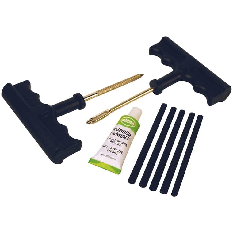 Tire Plug Kit - with T-Handle, 8 Pieces