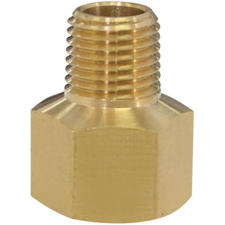 1/2" FPT x 3/8" MPT Brass Adapter