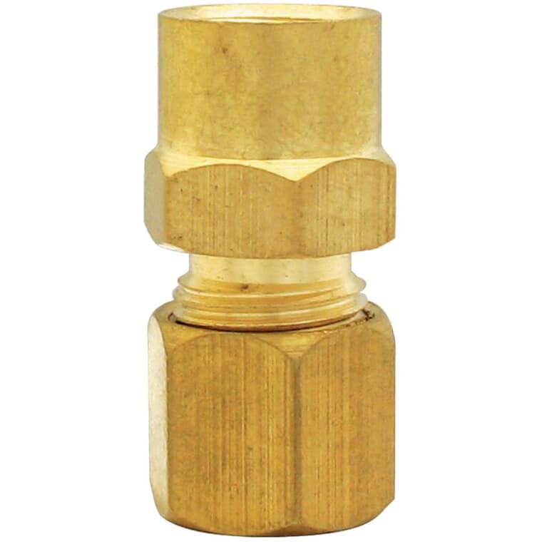 1/8" FPT x 1/4" Compression Brass Connector