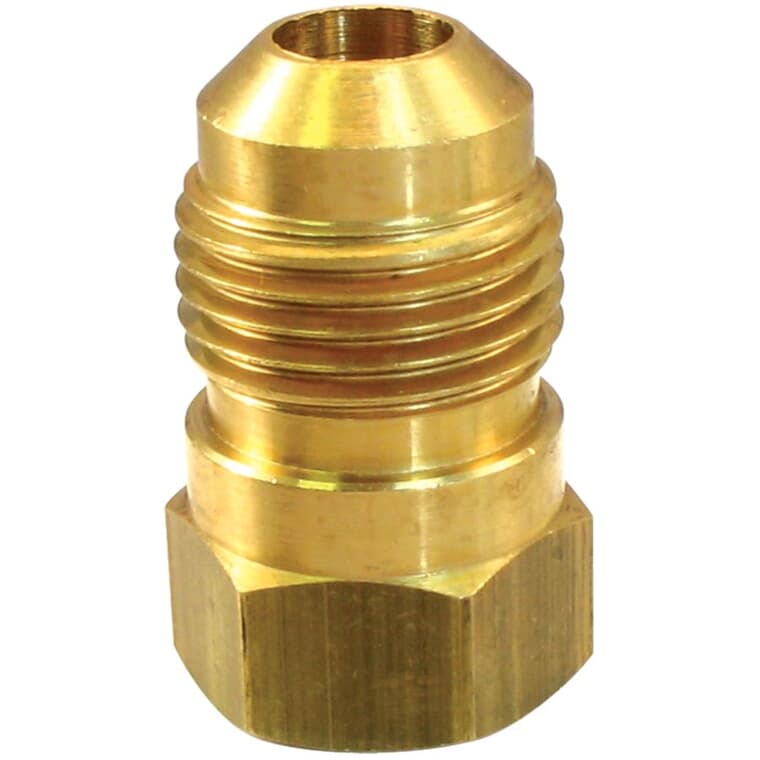 3/8" Flare x 3/8" FPT Brass Connector