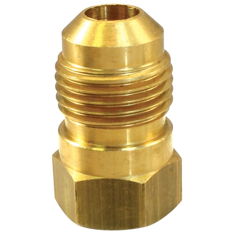 1/2" Flare x 3/8" FPT Brass Connector