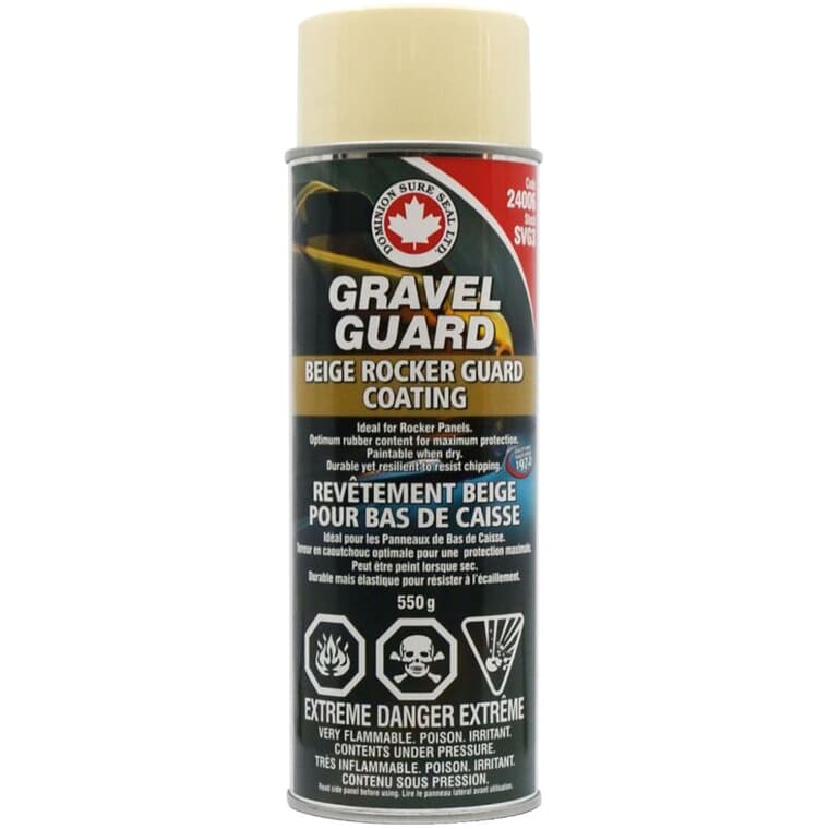 Gravel Guard Rocker Panel Coating - Beige, 550 g