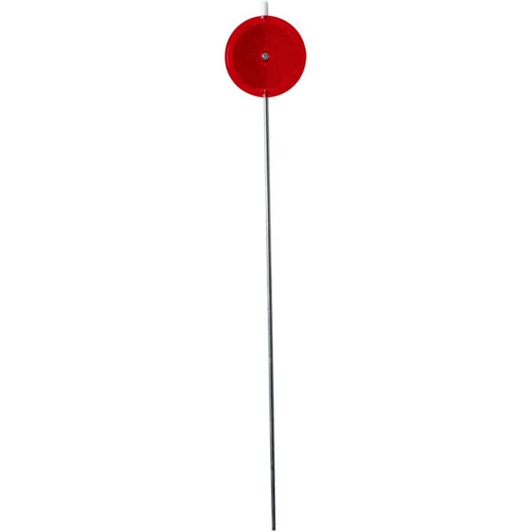 Red Driveway Marker - 36"