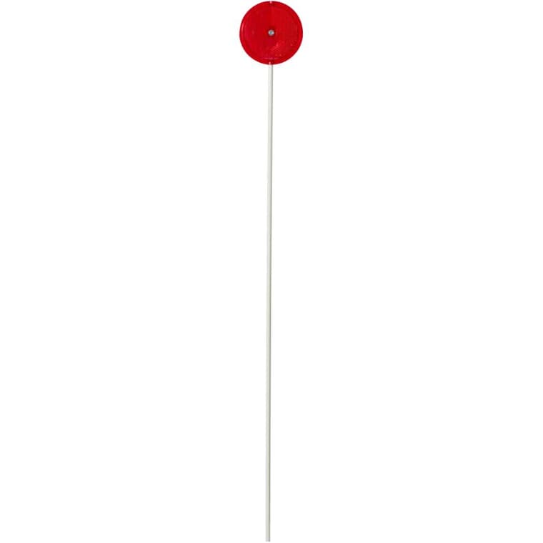 Red Driveway Marker - 72"