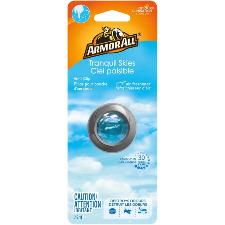 Car Vent Clip Air Freshener - Tranquil Skies Scent