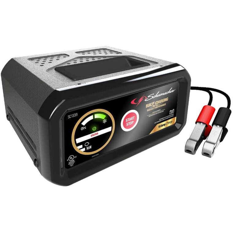 10 Amp 12V Fully Automatic Battery Charger & Maintainer