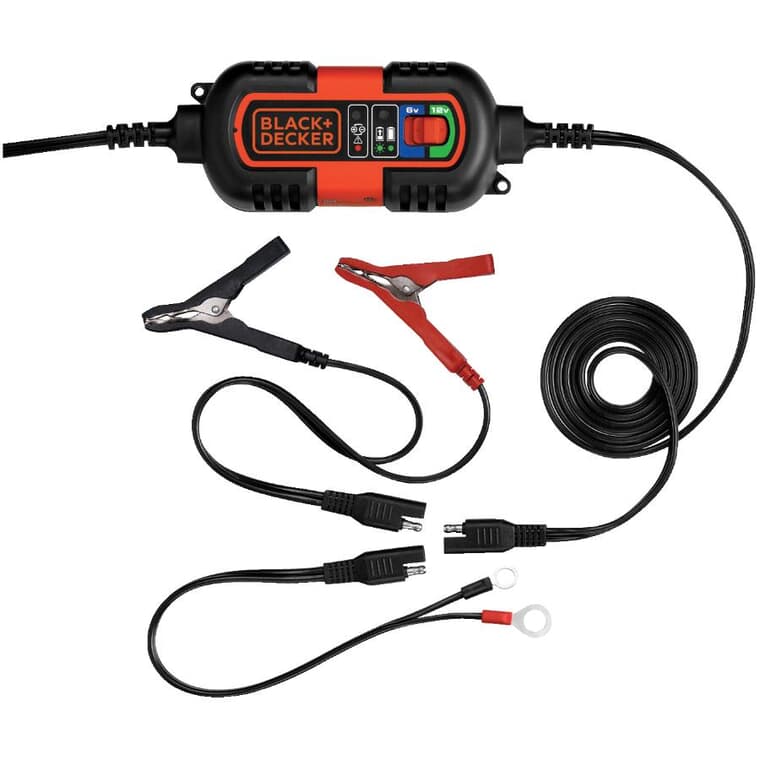 1 Amp 6/12V Battery Charger & Maintainer