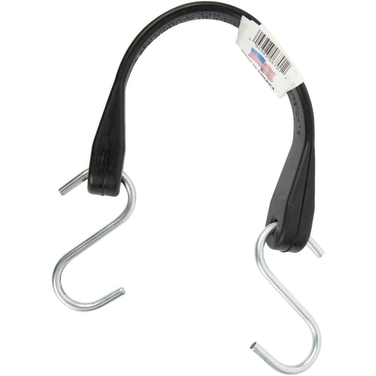 10" Industrial Rubber Tarp Strap with Hooks