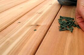 Picture of cedar decking